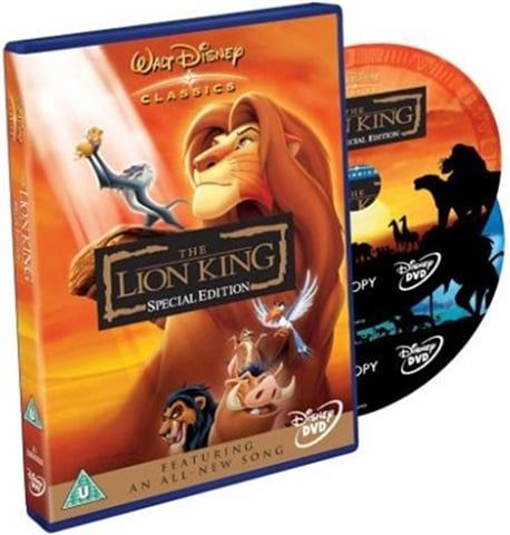 Lion King, Special Edition (U) 1994 2 Disc