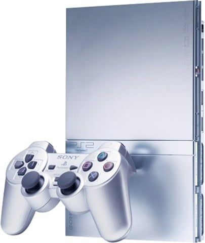 Playstation 2 Slimline Console, Silver, Discounted