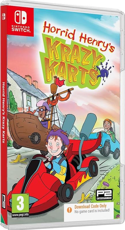 Horrid Henry&#39;s Krazy Karts (CIAB - Code In A Box) - Switch