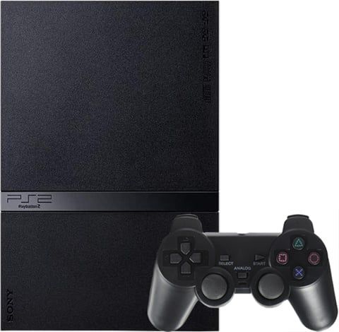 Playstation 2 Slimline Console, Black, Discounted
