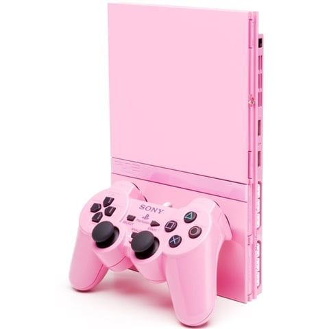 Playstation 2 Slimline Console, Pink, Unboxed