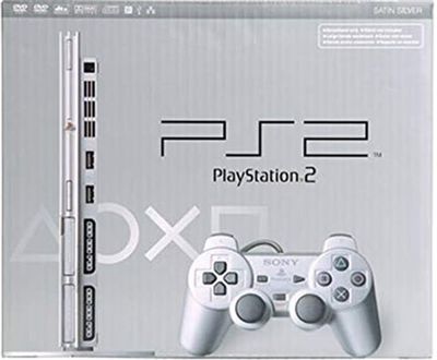 Playstation 2 Slimline Console, Silver, Boxed