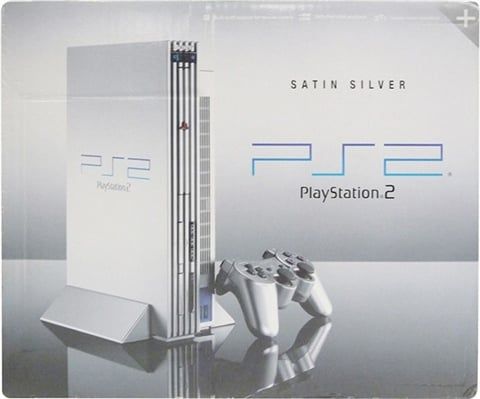 Playstation 2 Console, Silver (With 1 Pad), Boxed