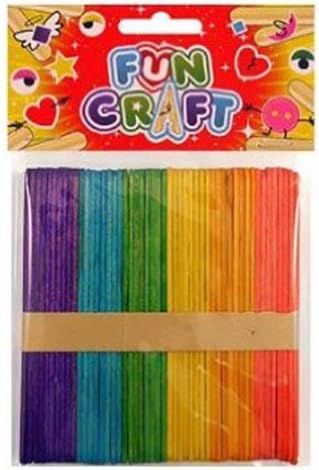 Fun Craft Coloured Sticks