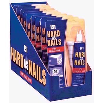 151 10028 Hard As Nails High Power Adhesive Tube - 180Ml 85G {BOX OF 12}