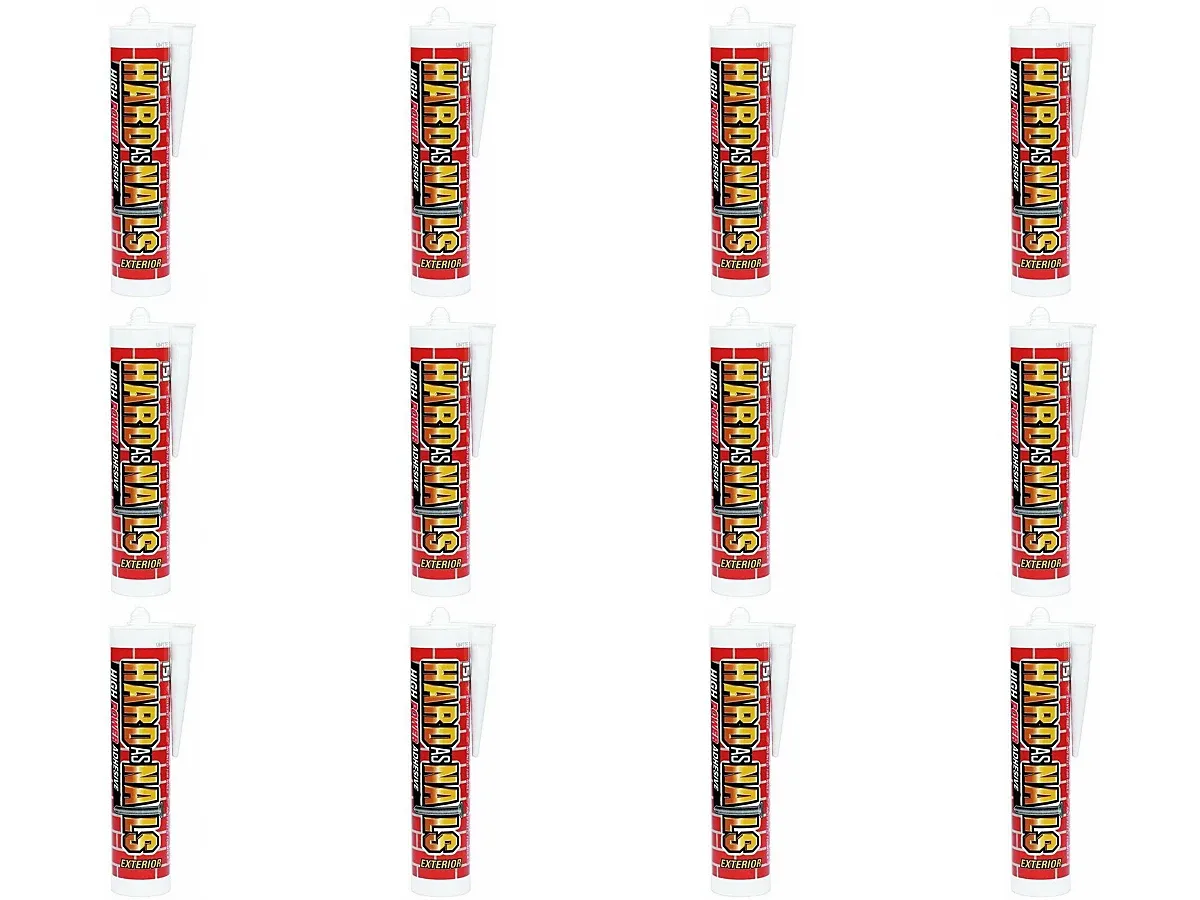 151 Hard As Nails High Power Instant Grab Exterior Adhesive (Pack of 12)