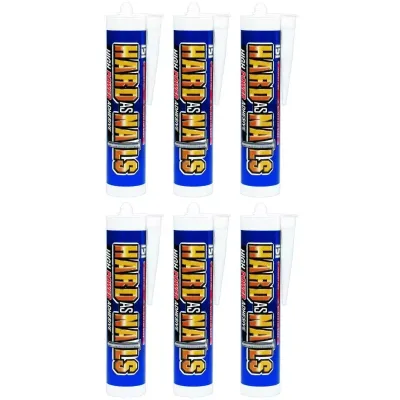 151 Hard As Nails High Power Interior Adhesive Sealant 280ML - Pack of 6