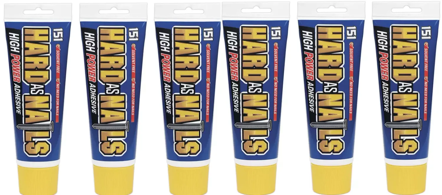151 Hard As Nails High Power Adhesive Tube Interior - 180ml x 6