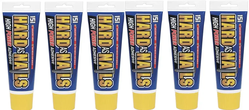 151 Hard As Nails High Power Adhesive Tube Interior - 180ml x 6