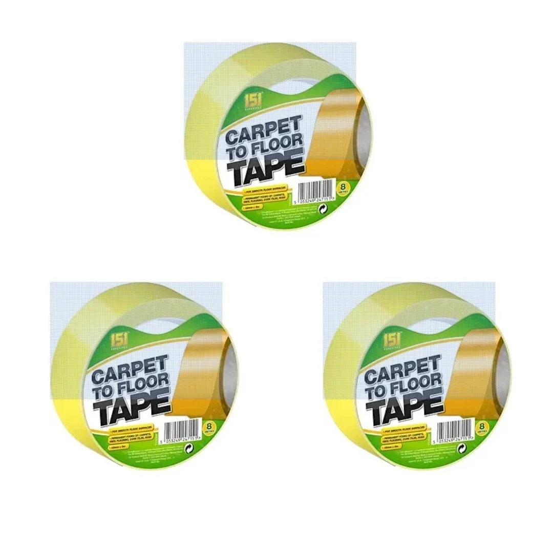 151 Products Carpet To Floor Tape x 3