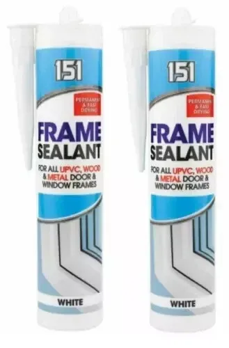 8 x 280ml 151 White Frame Sealant (C-23)