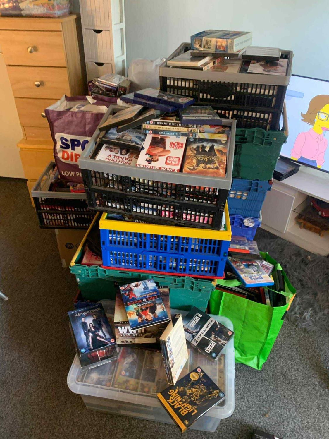 80 Random Mixed DVDs and Boxsets. Ideal for resellers at car boot sales, market stalls, events and even much more!