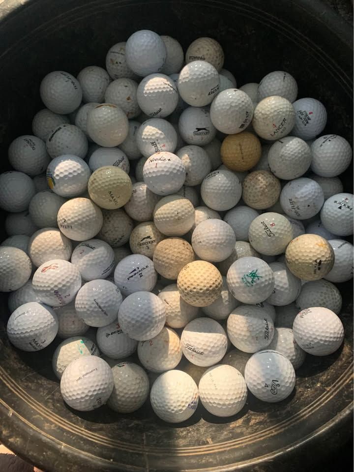 Golf Balls 50p each - Over 20 Sold! Ideal for resellers at car boot sales, market stalls, events and even much more!