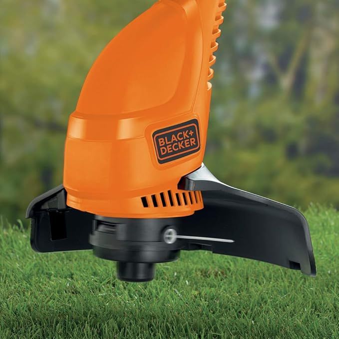 BLACK+DECKER GL250-GB Grass Trimmer with 23 cm Swathe and Bump Feed Line System, 250 W, Orange