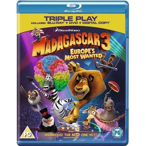Madagascar 3 (PG) 2012 +DVD