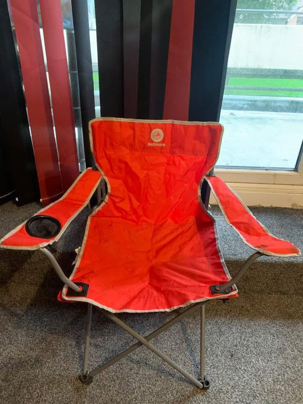 Bright Red Camping Chair - Adults Version