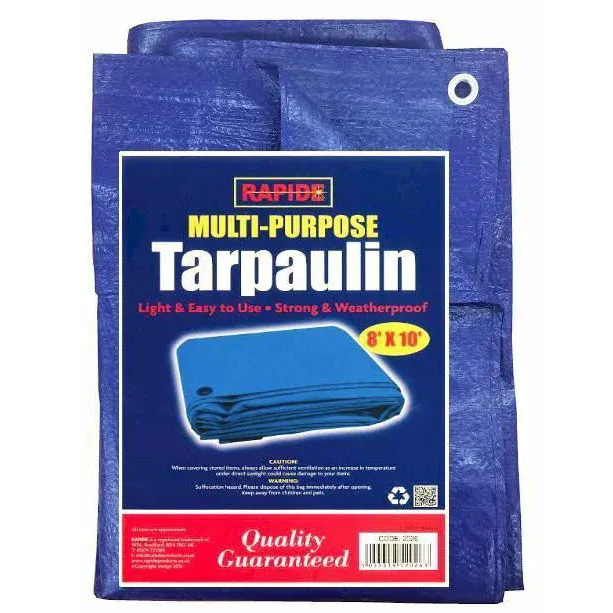 Rapide Multi Purpose Tarpaulin Blue 8x10ft