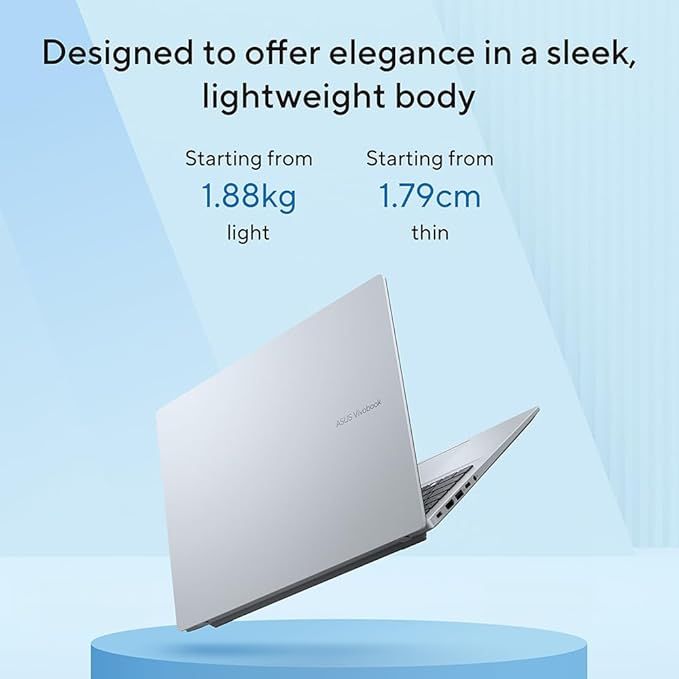 ASUS Vivobook 16 X1607QA Laptop| 16.0-inch 16:10 WUXGA Screen | CoPilot+ PC | Qualcomm Snapdragon X X1-26-100 Processor | 16GB RAM | 512GB PCIe G4 SSD | 19 Hour Battery Life | Windows 11 Home