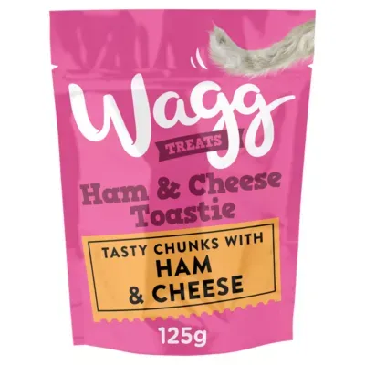 Wagg Treats Ham &amp; Cheese Toastie 125g