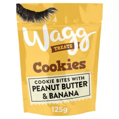 Wagg Cookie Treats Peanut Butter &amp; Banana 125g