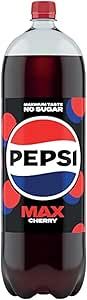 Pepsi Max Cherry No Sugar Cola Bottle 2L
