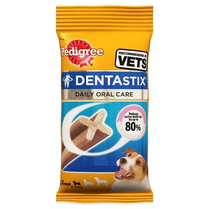Pedigree Dentastix Daily Adult Small Dog Treats 7 x Dental Sticks 110g