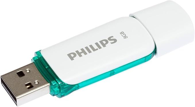 Philips Snow USB Flash Drive 8 GB, USB 2.0 - Green