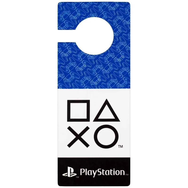 Official Sony PlayStation Door Hanger (Childrens Kids Bedroom Gaming Gift #1)