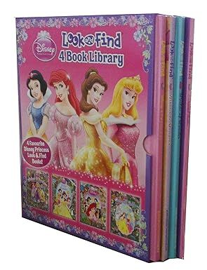 Disney Princess Look and Find 4 Books Library Box set(Enchanted Stables, Worlds of Wonder, Wishes &amp; Dreams, Disney Princess) Unknown Binding