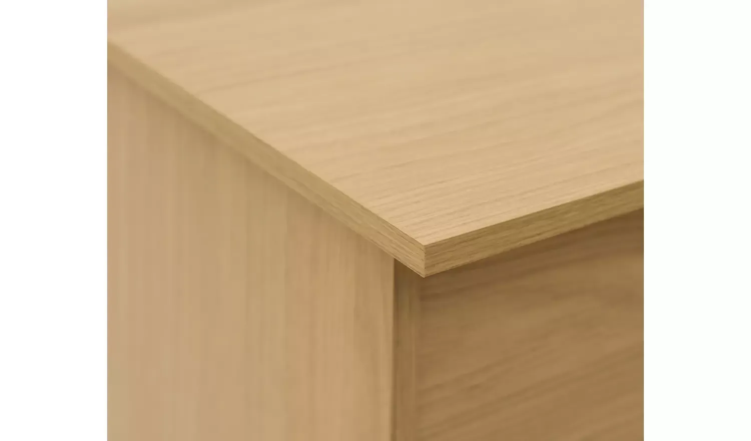 Reflect 3 Drawer Bedside Table | Black Gloss &amp; Walnut | Modern Nightstand for Bedroom Storage | H: 59.5cm x W: 39.5cm x D: 38cm