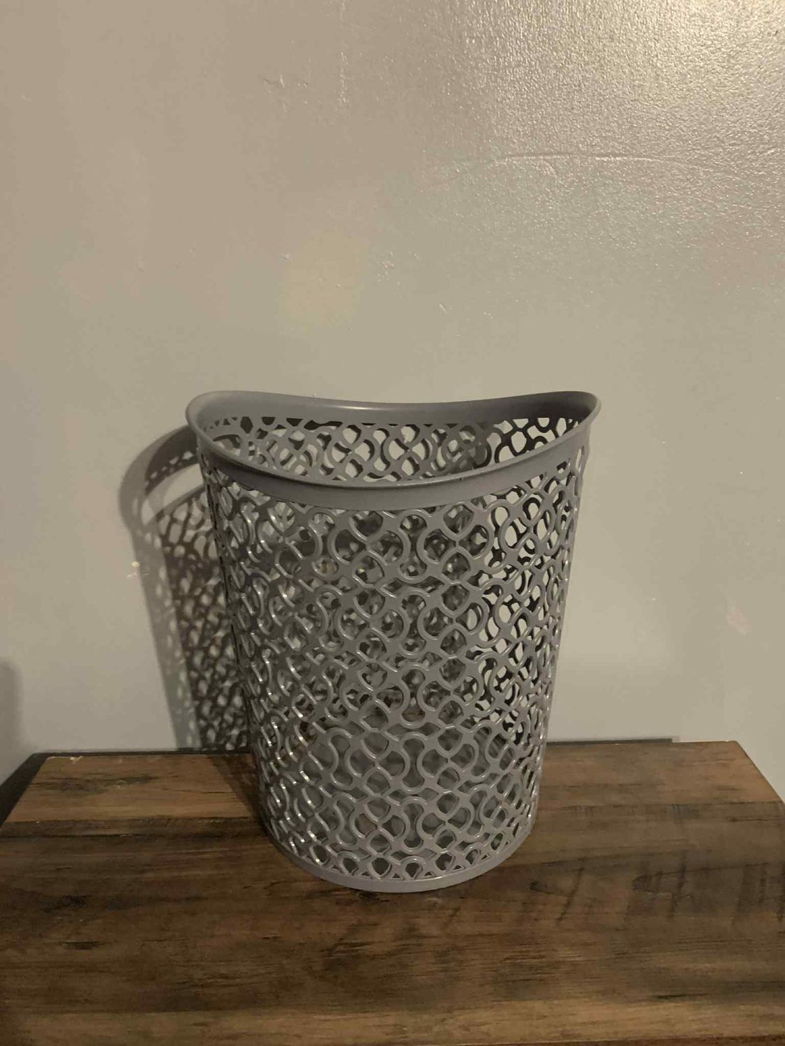 Grey Office Trash Bin