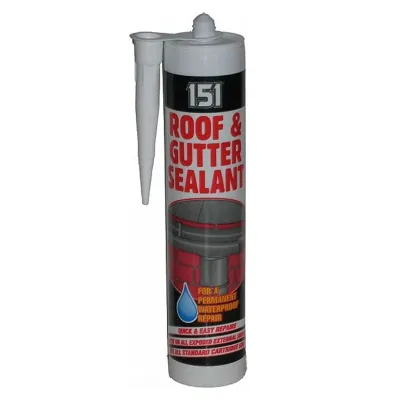 151 Roof &amp; Gutter Repair Sealant Black 280ml