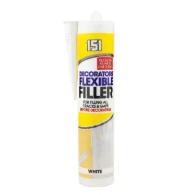FLEXIBLE GAP CRACK FILLER DECORATORS WHITE ACRYLIC QUICK DRYING EASY APPLY 280ml