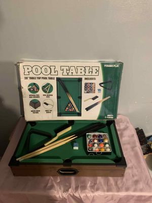 Tabletop Pool Table