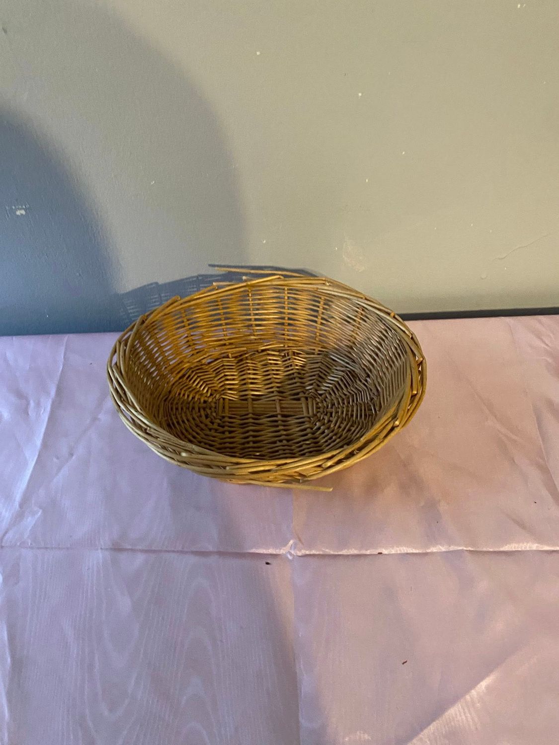 Brown Small Square Hamper Basket