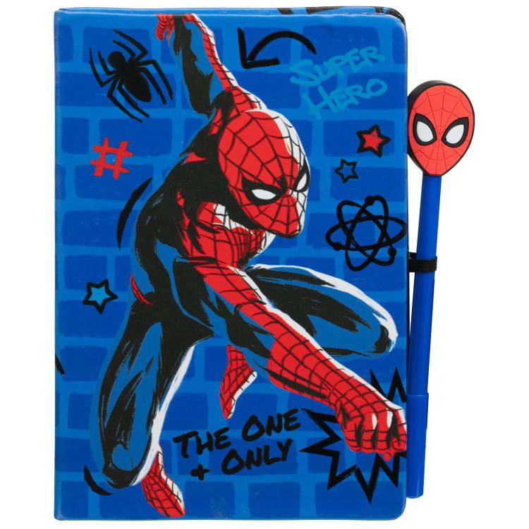 Spider-Man Notebook with Topper Pen