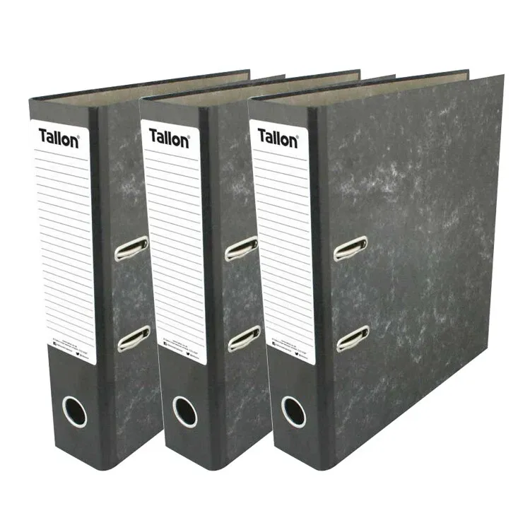 (Set of 3) A4 Lever Arch File Cloud Design Paper Document Storage Archive Folder