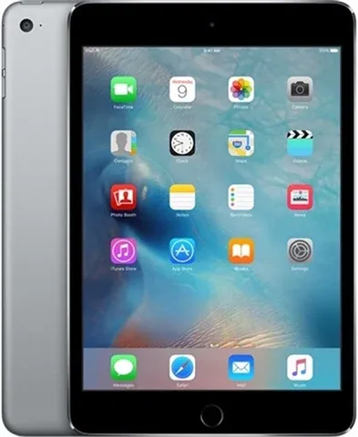 Apple iPad Mini 4th Gen (A1550) 7.9" 128GB - Space Grey, Unlocked - [D: Slight Crack on Screen]