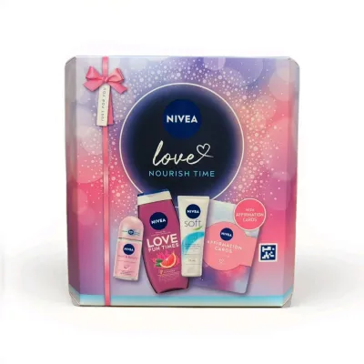 Nivea Love Nourish Time 4 Piece Womens Gift Set