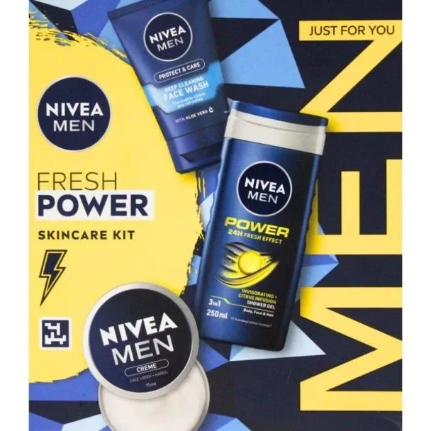 Nivea Men Gift Set - Fresh Power Skincare kit