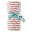 Fred &amp; Flo Striped Pink Chenille Blanket