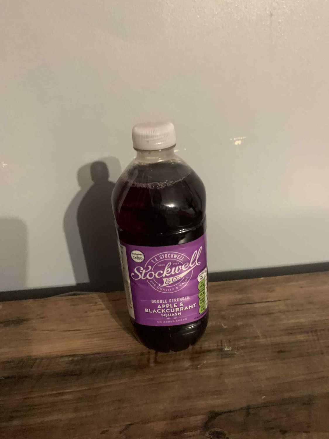 Tesco Apple &amp; Blackcurrant Squash - Jul 2026