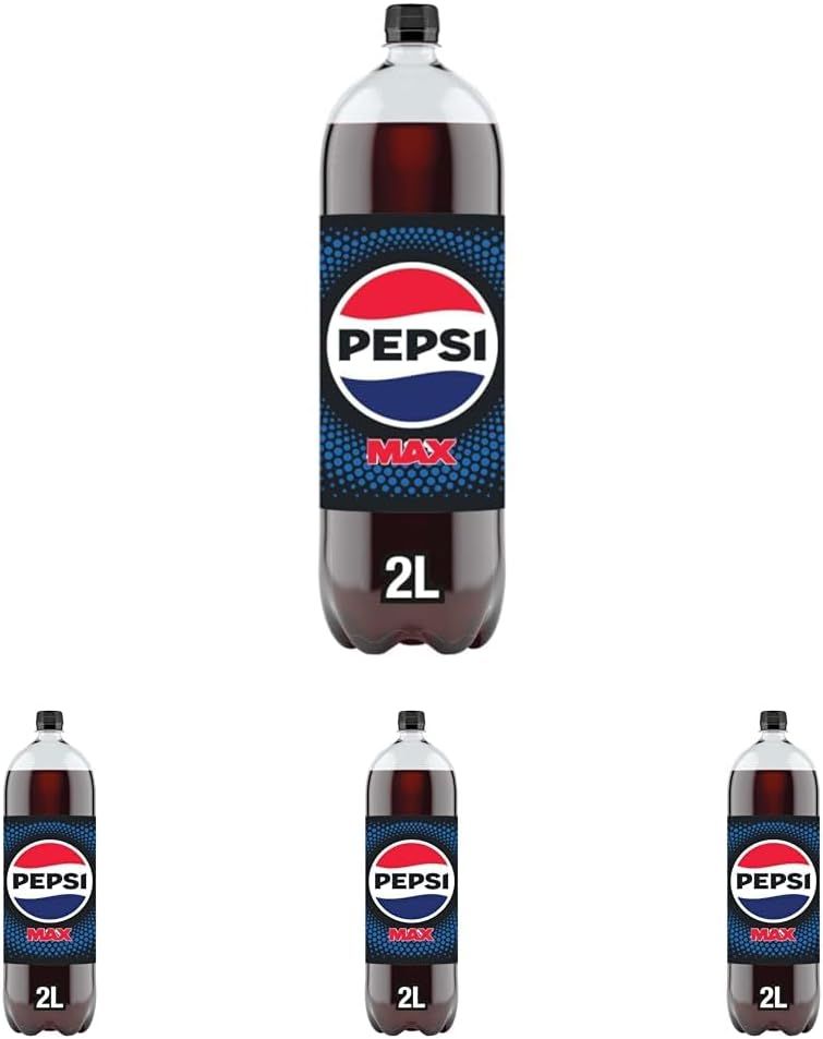 Pepsi Max No Sugar Cola Bottle 2L (Packaging May Vary) (Pack of 4) Approx. £2.14 Per Bottle.