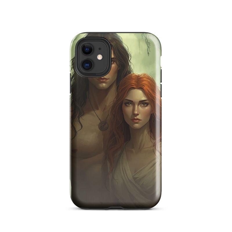 Adam and Eve Characters From The Mist of Time Series - Tough Case for iPhone®