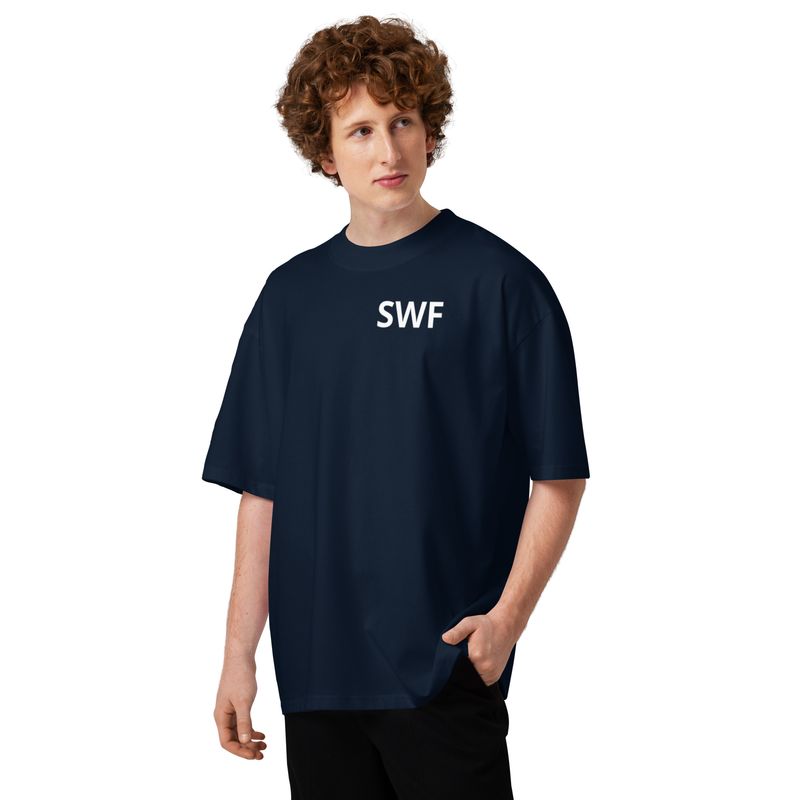 Main Cast: Unisex organic oversized high neck t-shirt