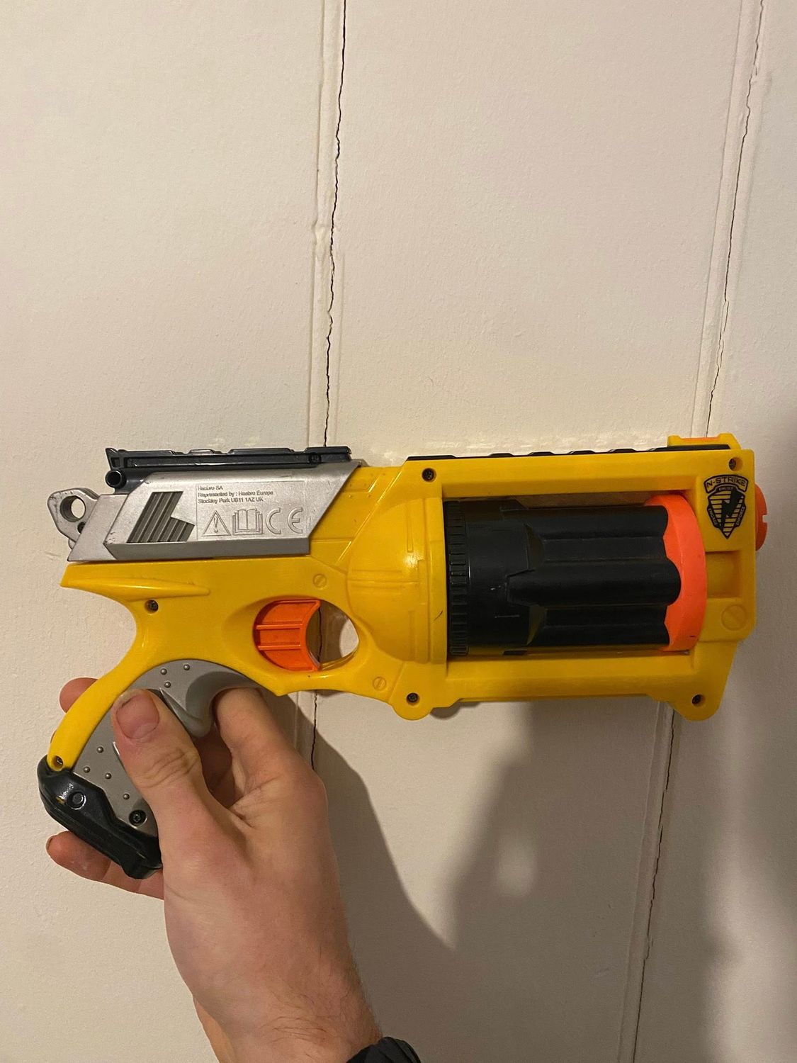 Nerf guns with bullets Each gun contains bullets (fully loaded)