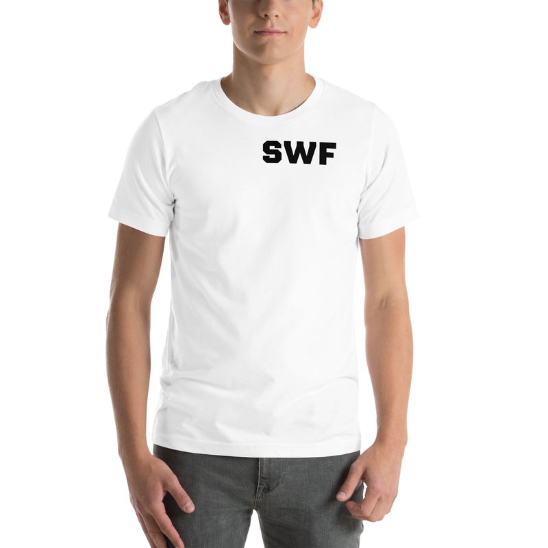 The SWF Book Cover Unisex t-shirt