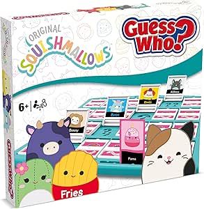 Winning Moves Squishmallows Guess Who? Board Game Meet all your favorite characters including Cam, Pama, Lil Gouda, Avery and Samir, as you play Ages 6 and up