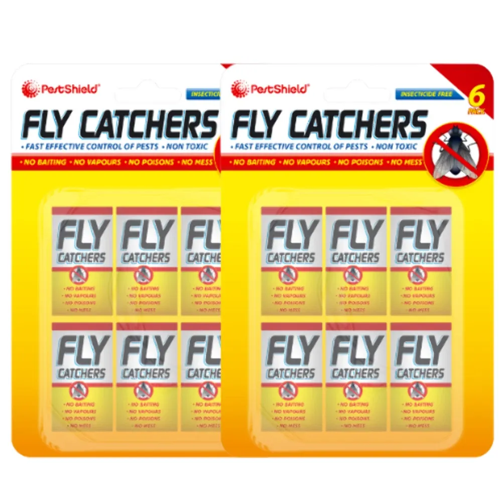 Pestshield Fly Catchers 6 Pack [Pack of 2]