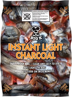 Big K Instant Light Charcoal 1kg [Single]